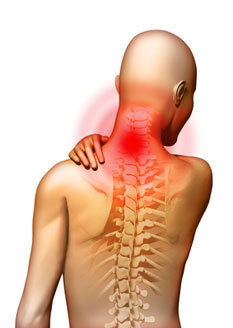 Il dolore è il sintomo principale dell'osteocondrosi cervicale