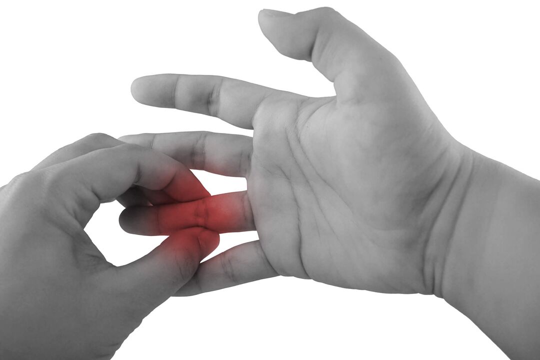 infiammazione delle articolazioni delle dita come causa di dolore